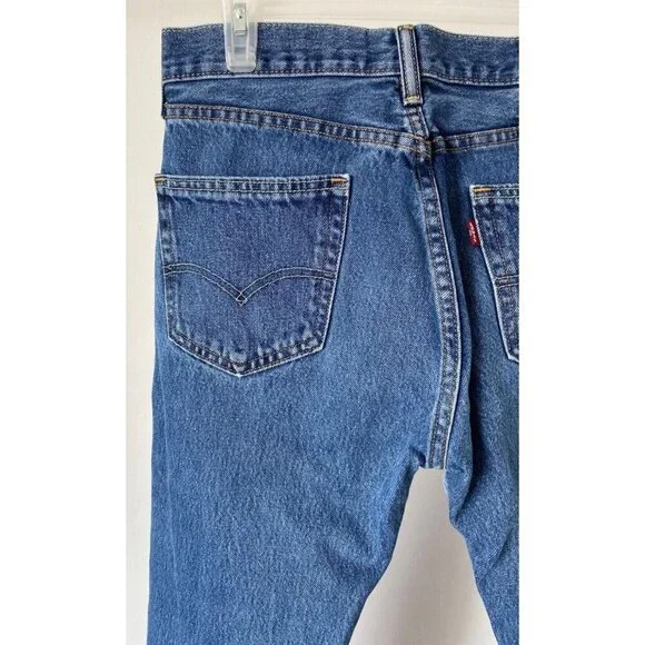 Levi's 505 Regular Fit Jeans Men's 38 X 29 - Picture 5 of 7